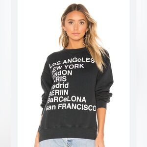 Anine Bing City Love Sweatshirt - size small